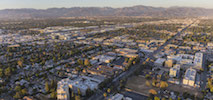 an aerial view of Inland Empire